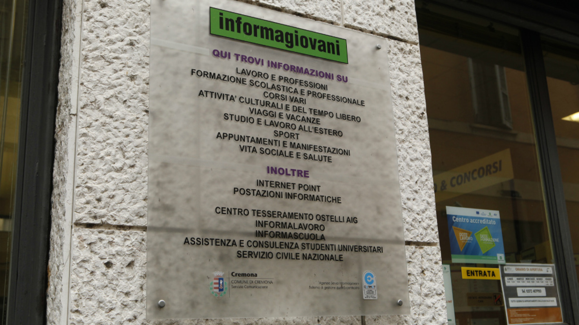 I concorsi e le offerte di lavoro organizzate dall'InformaGiovani