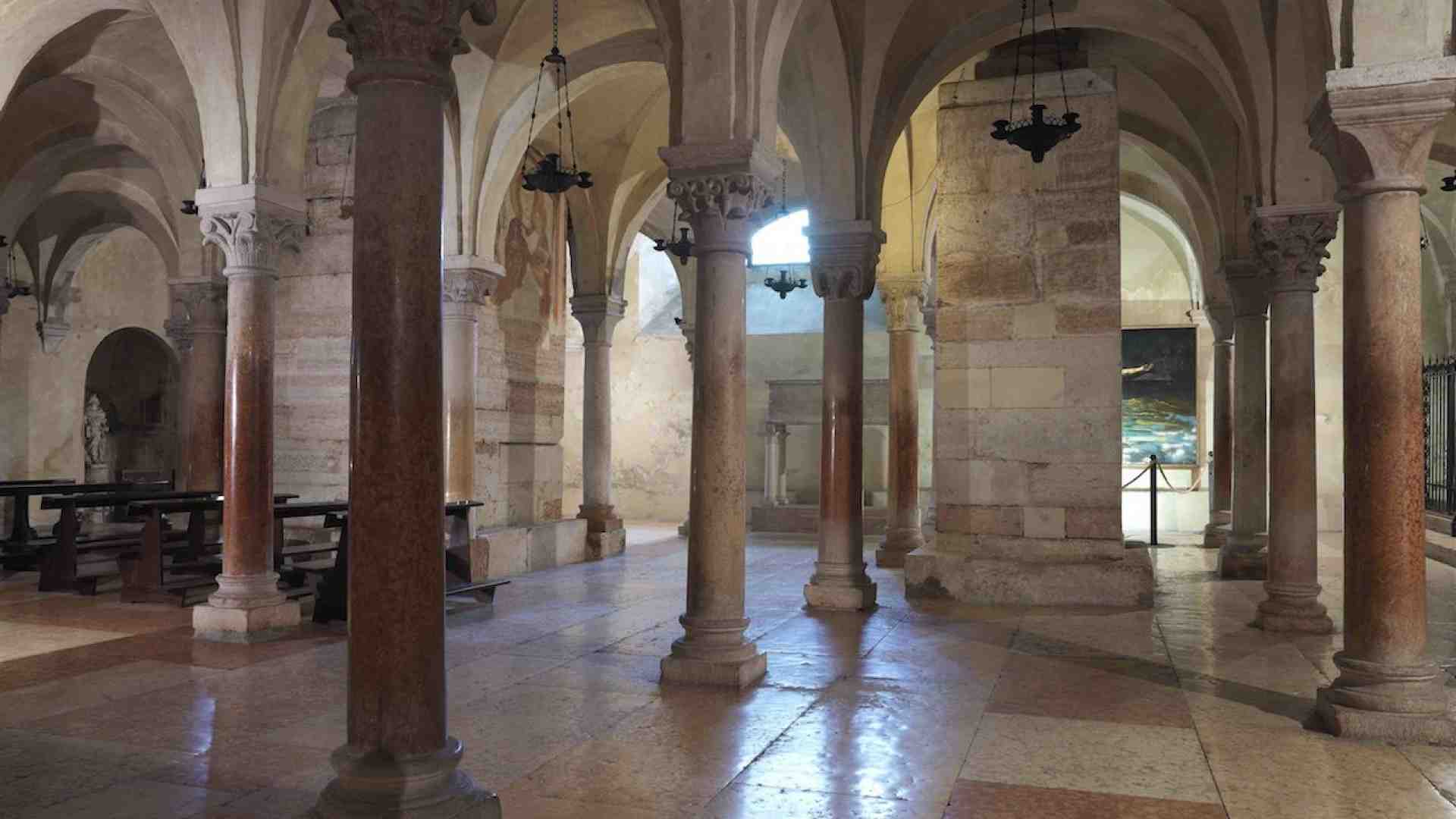 La cripta di San Zeno "salvata" dall'umidità