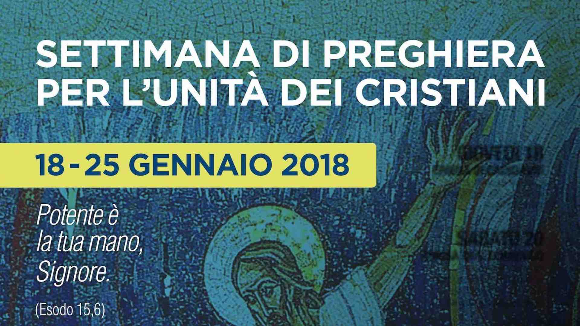 Settimana di preghiera per l'unità dei cristiani