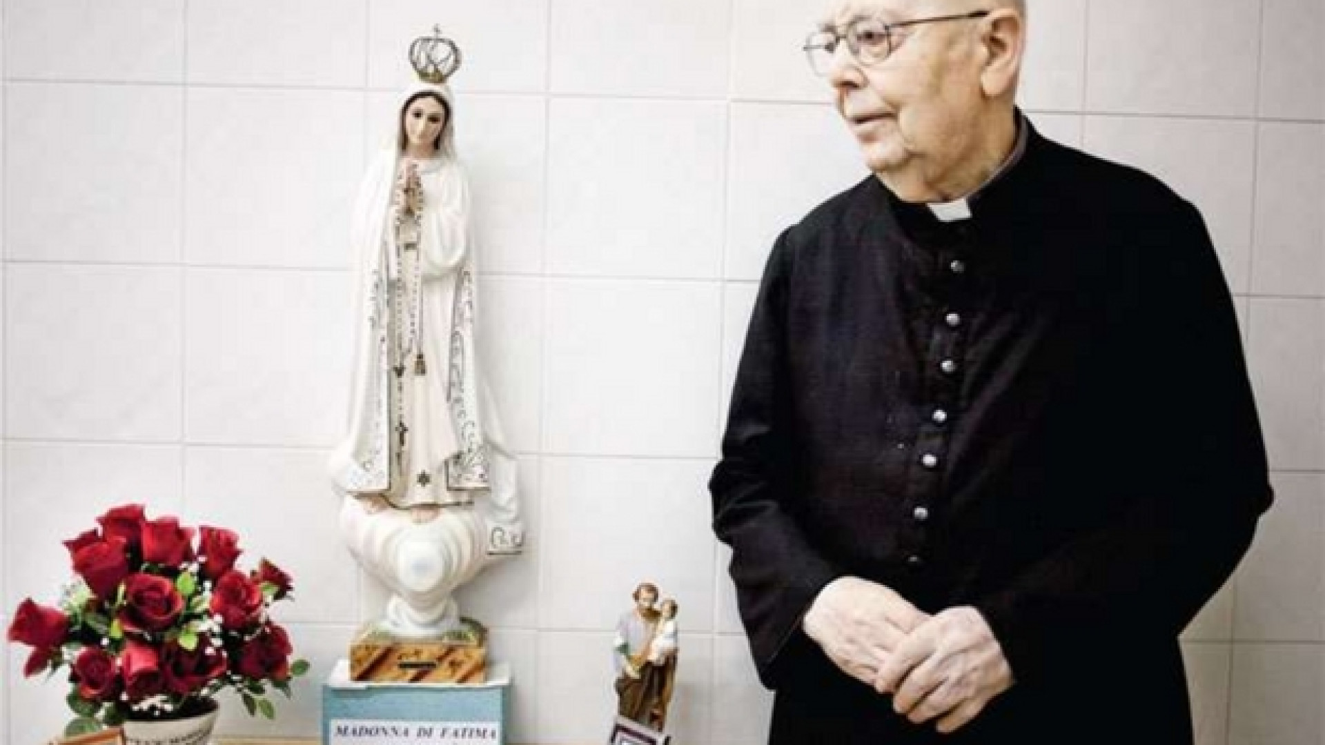 Padre Amorth e l'abbraccio di Maria
