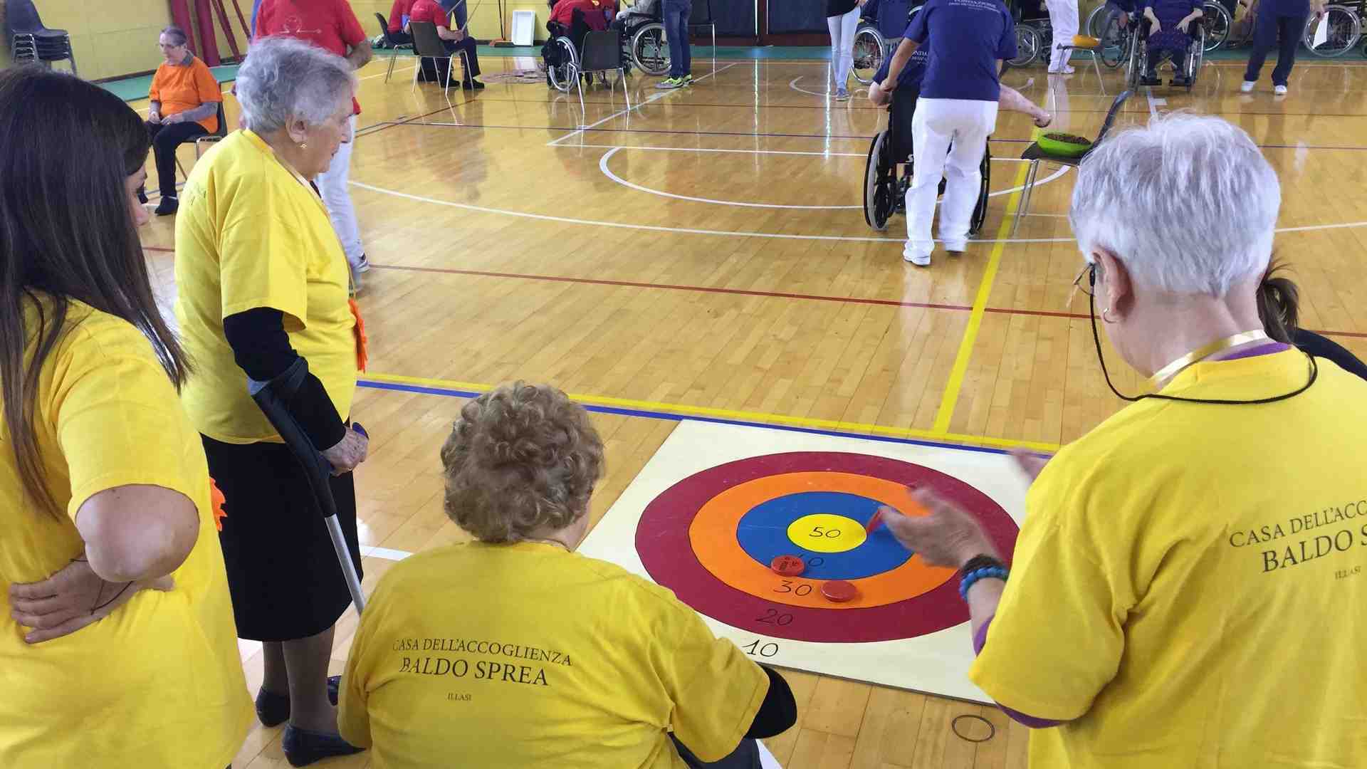 Le "olimpiadi" entrano nelle case di riposo