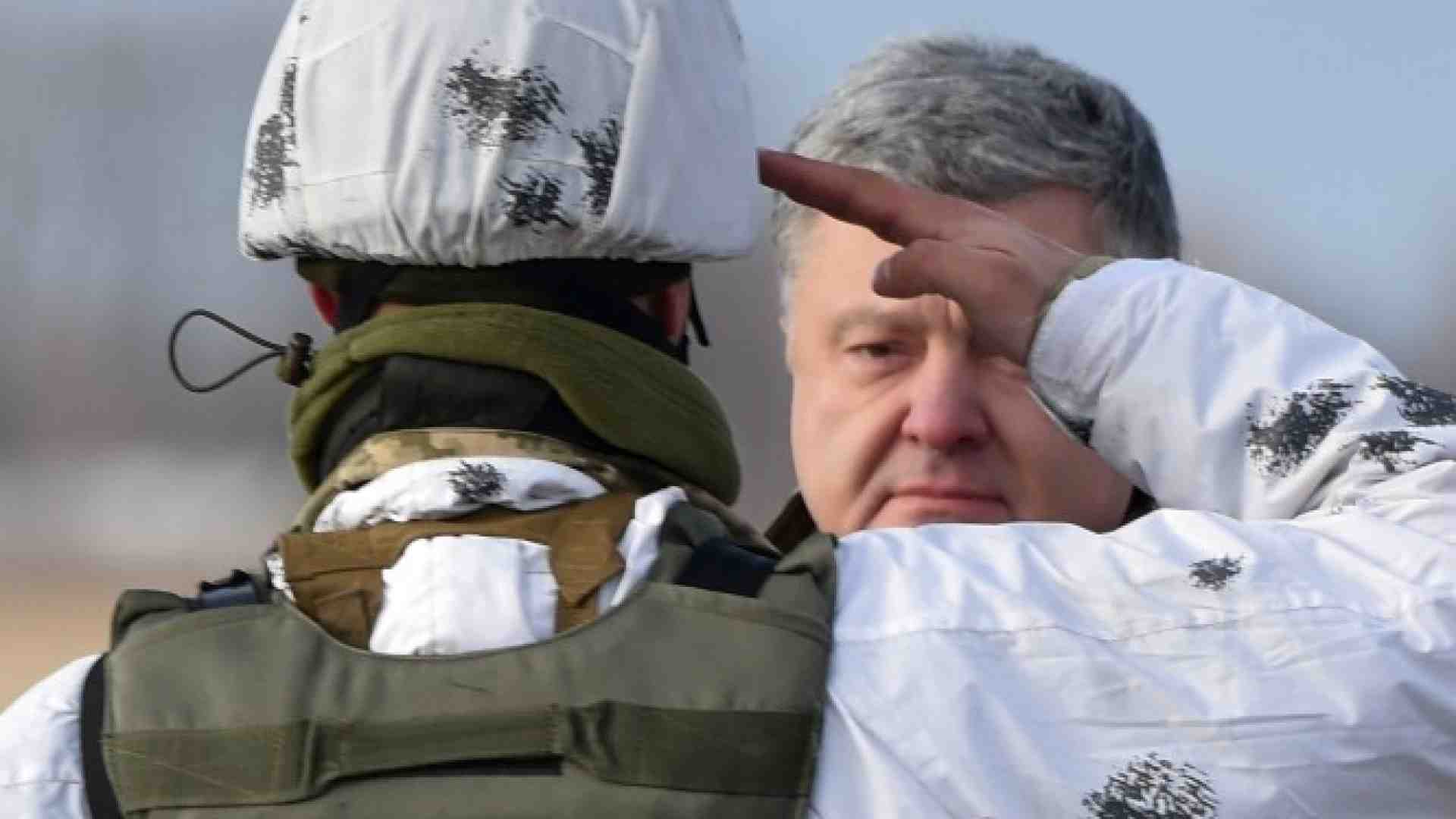 Il presidente ucraino Petro Poroshenko (foto LaPresse)