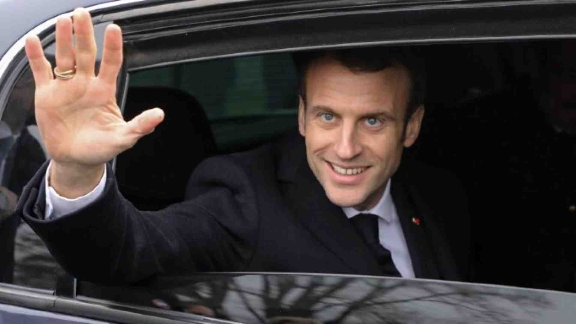 Emmanuel Macron (foto LaPresse)