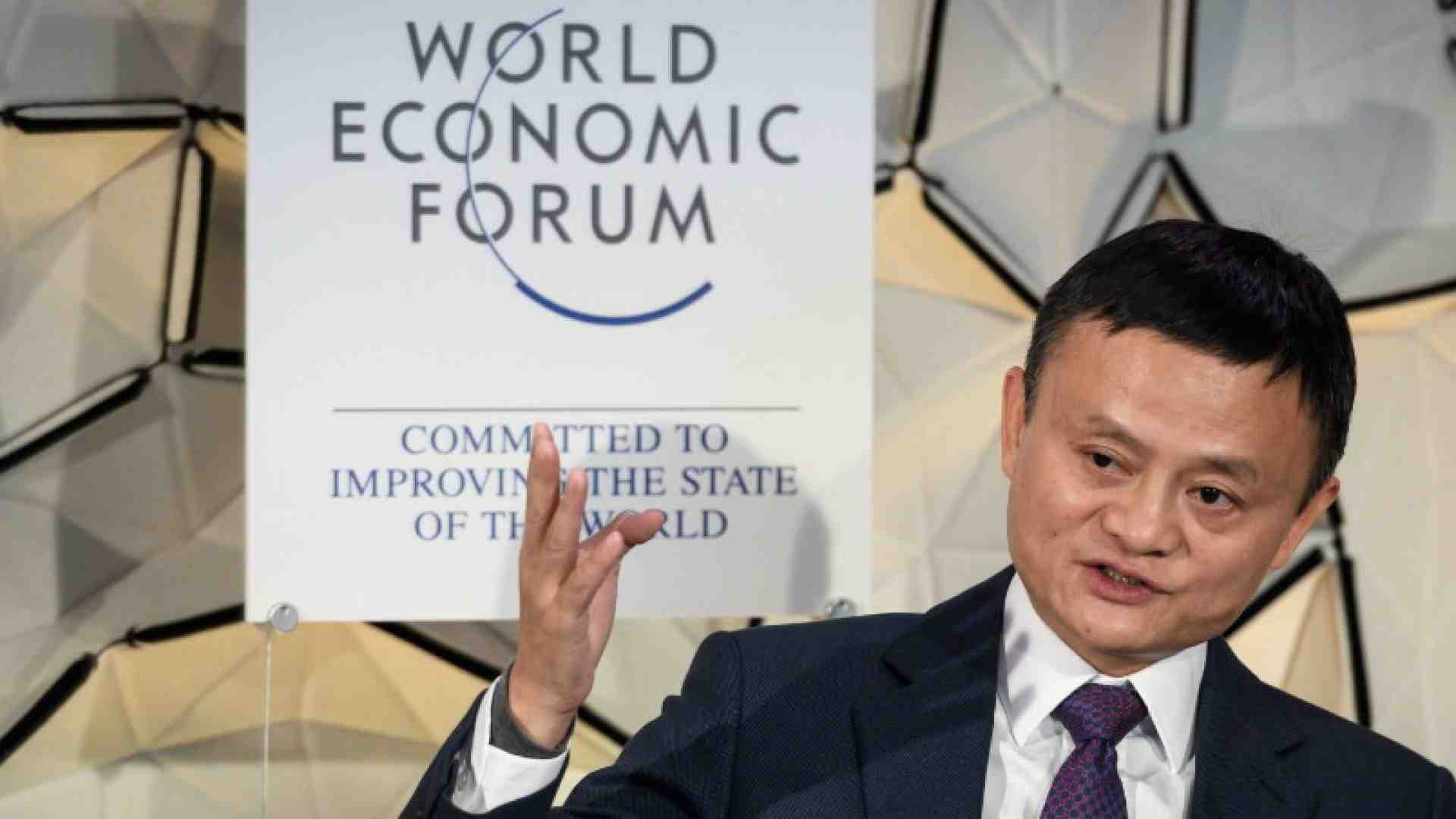 A Davos Jack Ma ha detto che la tecnologia potrebbe provocare la Terza guerra mondiale (LaPresse)