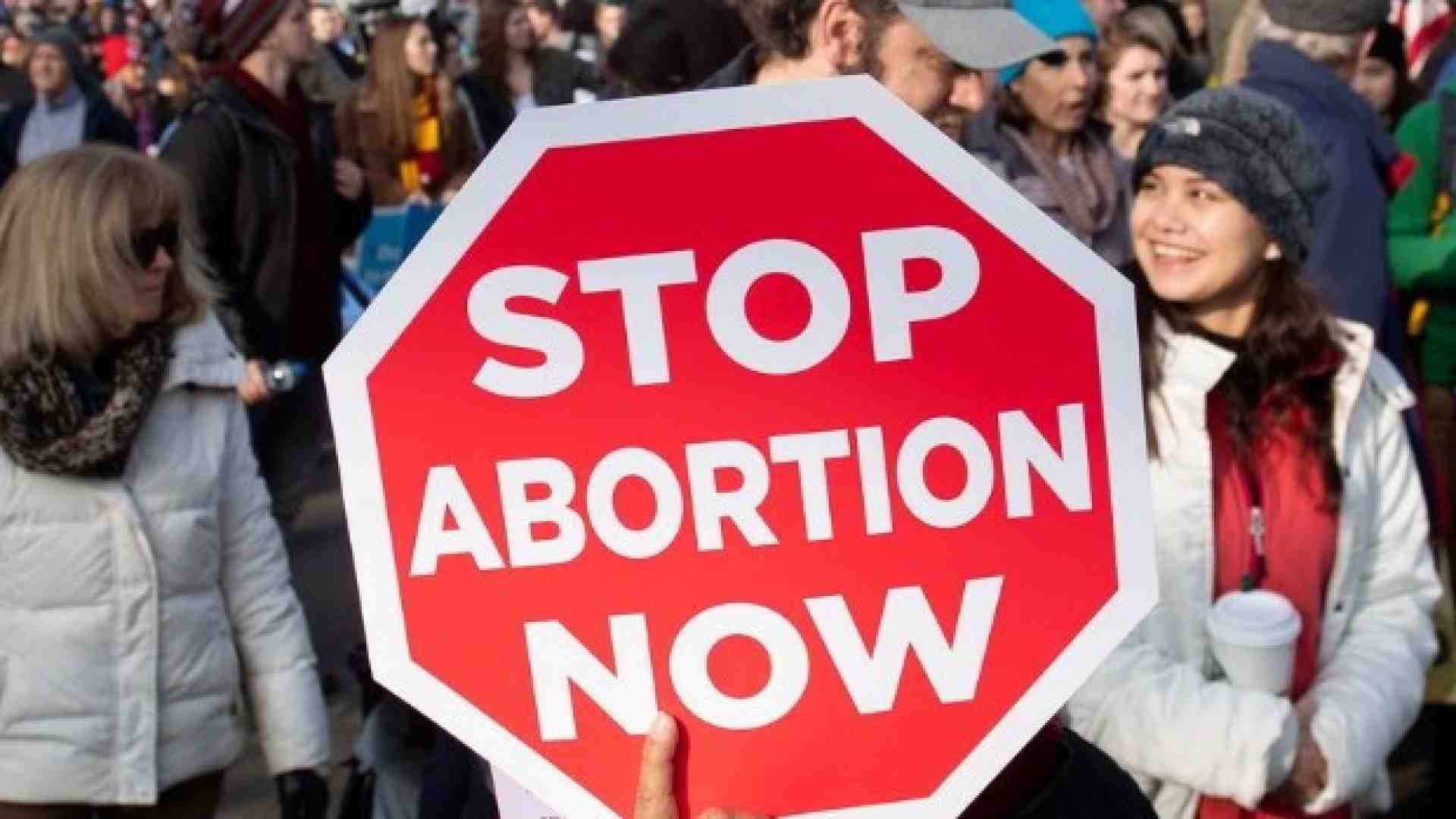 La marcia della vita a Washington (foto LaPresse)