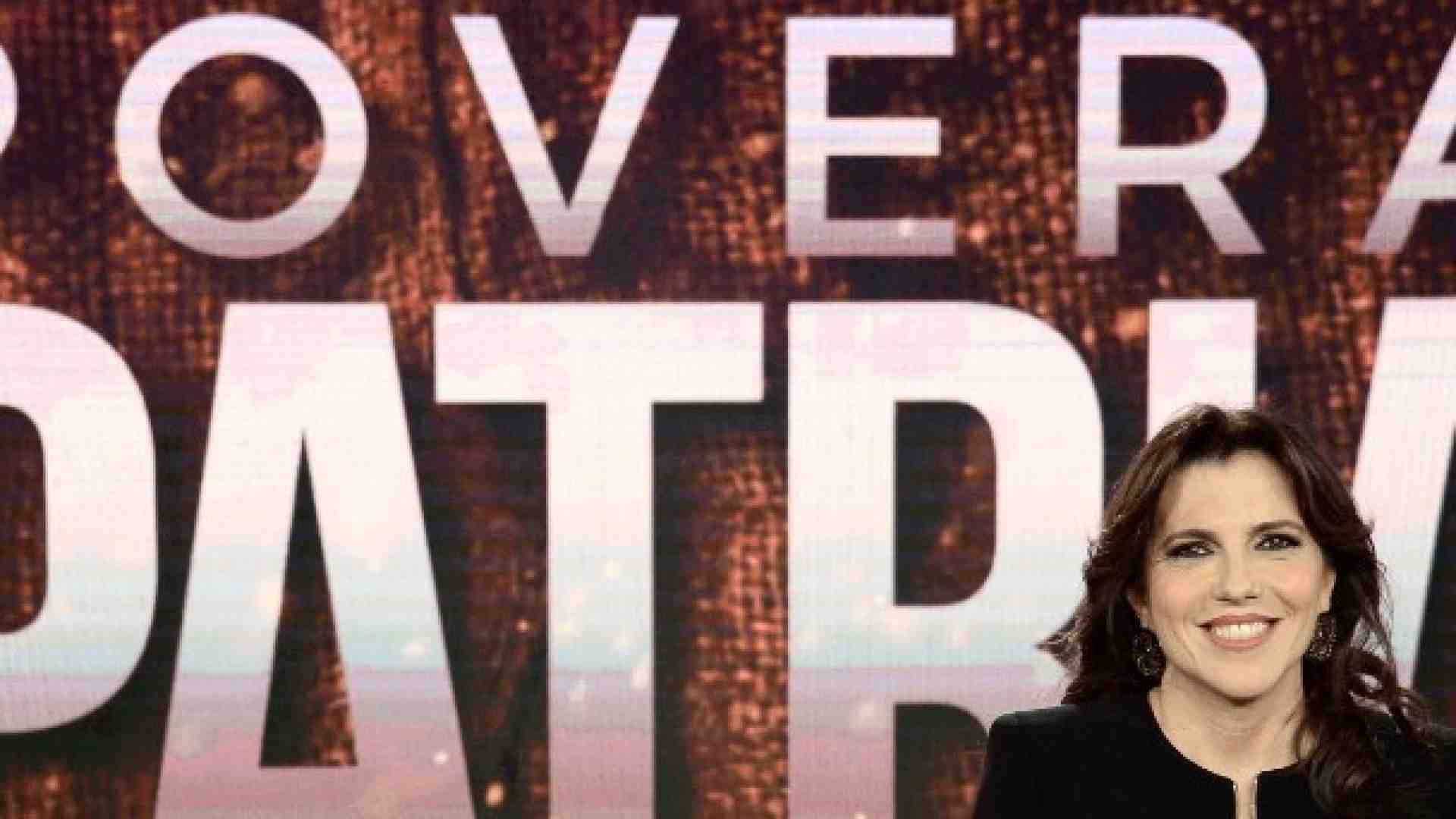 Annalisa Bruchi nello studio di Povera Patria. Foto LaPresse