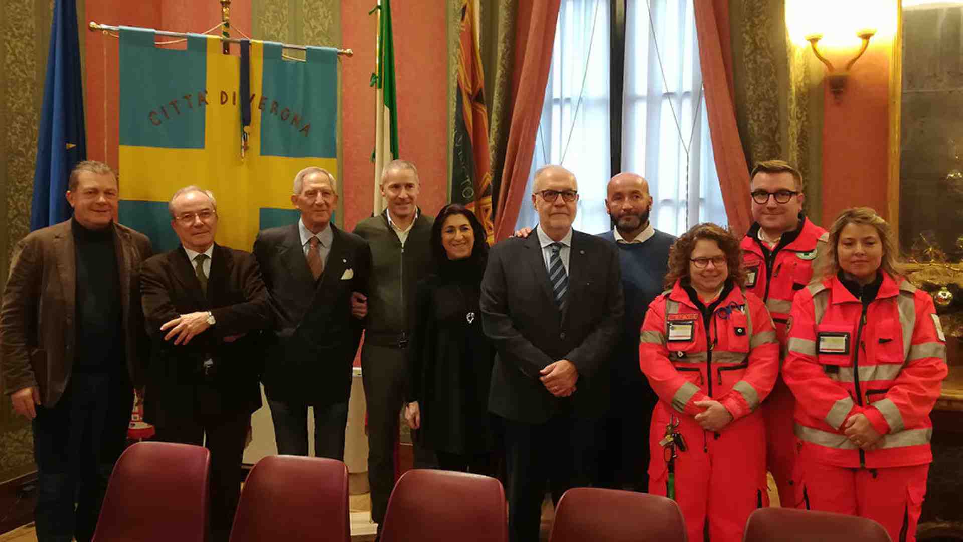 Festa in Gran Guardia per i 110 anni della Croce Verde