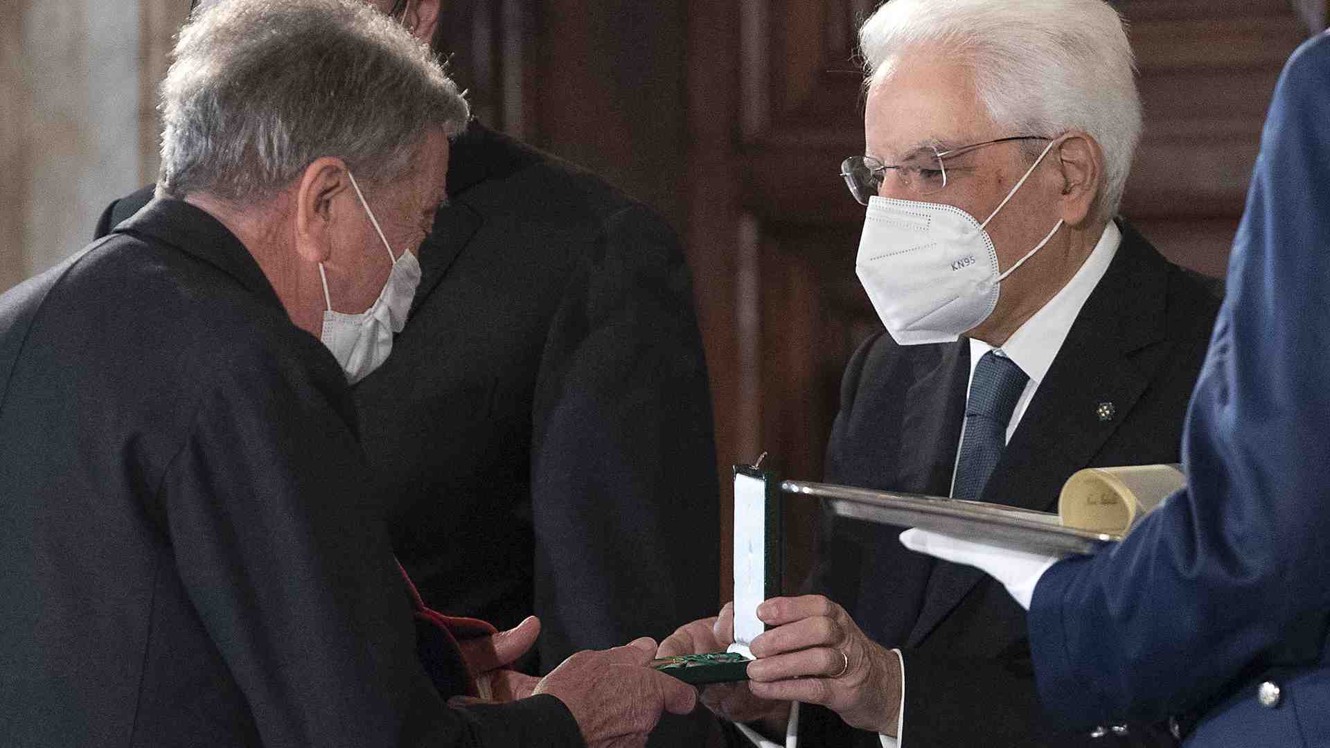 Gli imprenditori veronesi Giuseppe Vicenzi e Marilisa Allegrini insigniti dal presidente Mattarella