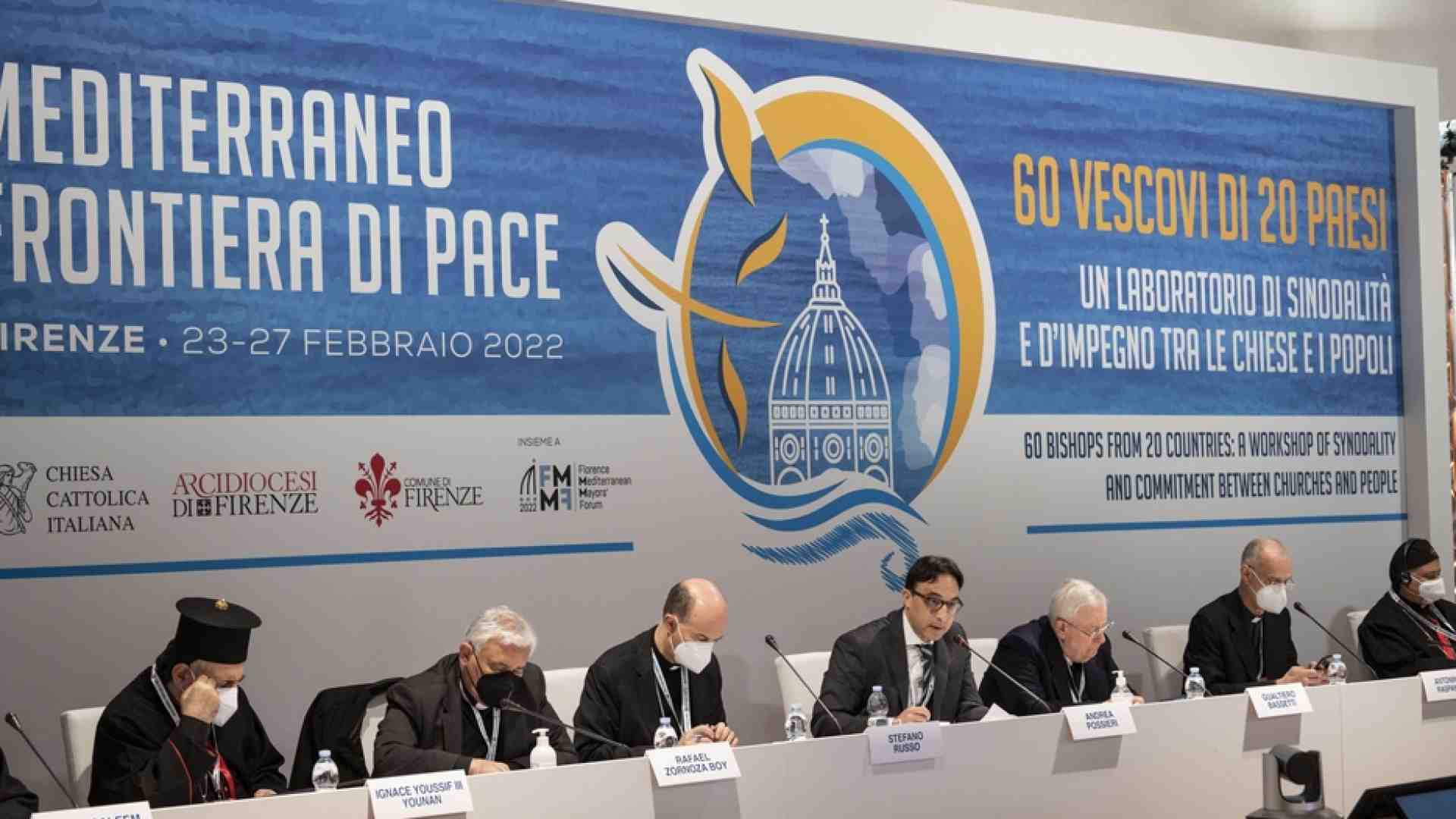 © Siciliani-Gennari/CEI | A Firenze la seconda giornata dei lavori dell'Incontro dei vescovi del Mediterraneo