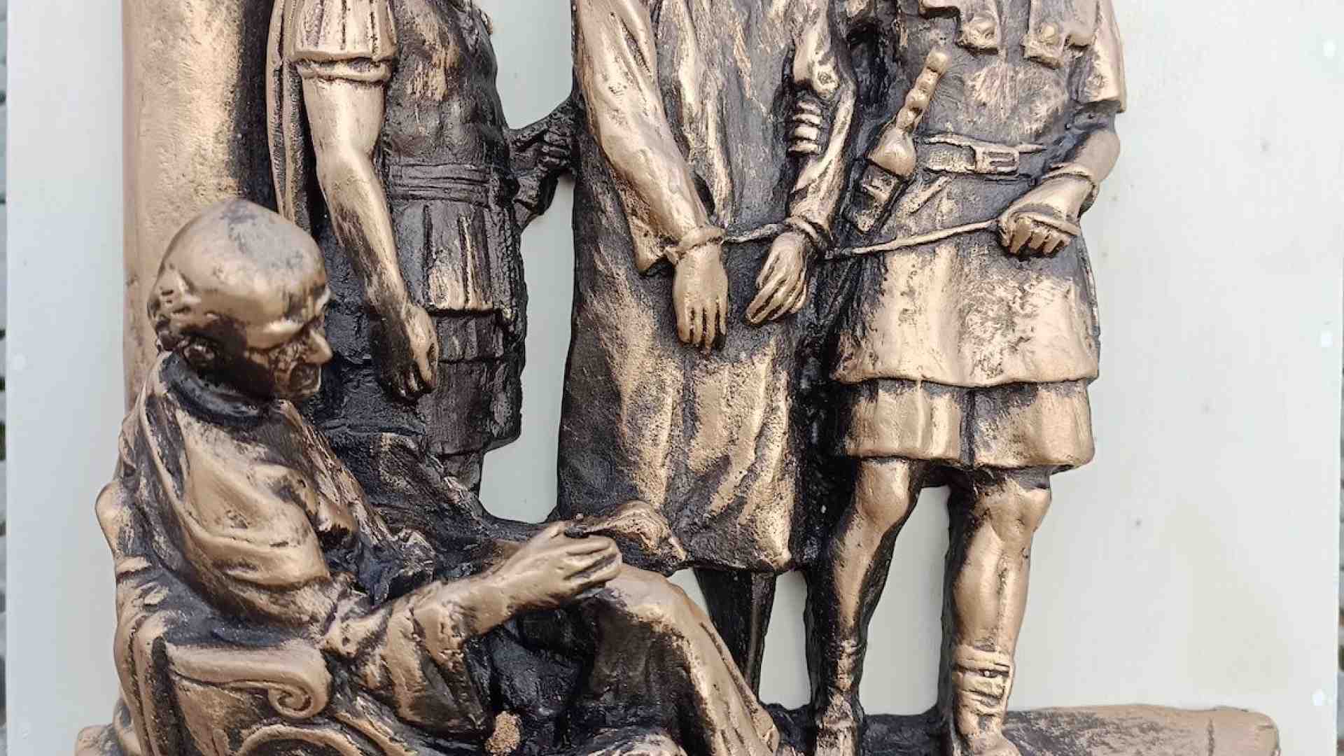 Le formelle della Via Crucis di Gerusalemme in mostra