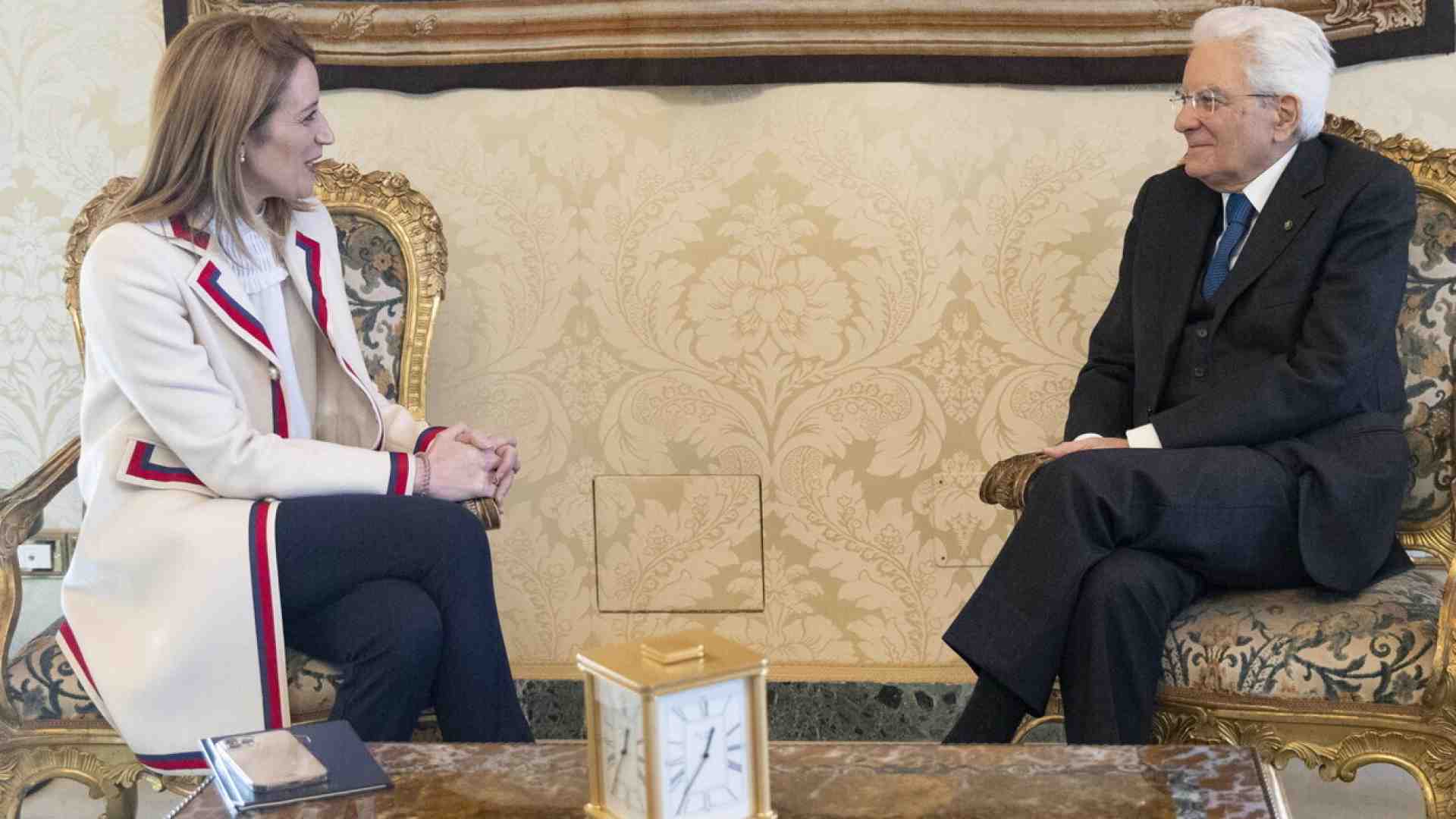 La visita di Metsola a Roma: "L'Italia ha un ruolo centrale in Europa"