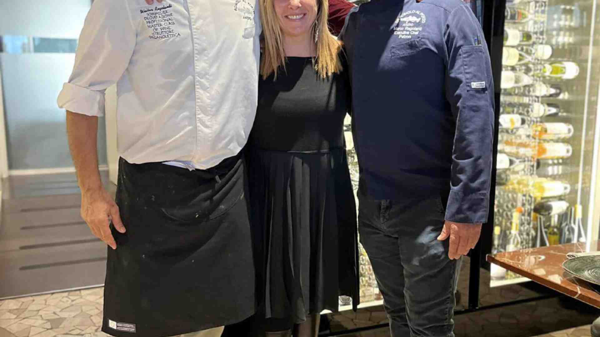 Anvedi dove mangia Giorgia