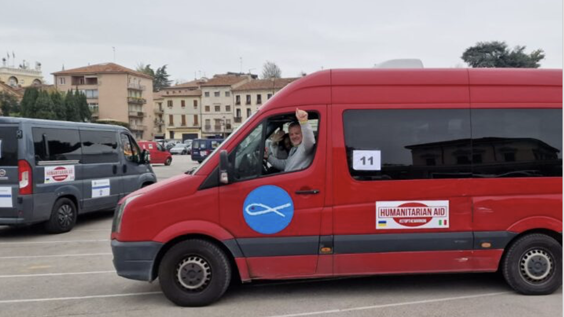 La San Vincenzo manda in Ucraina sei furgoni pieni di solidarietà