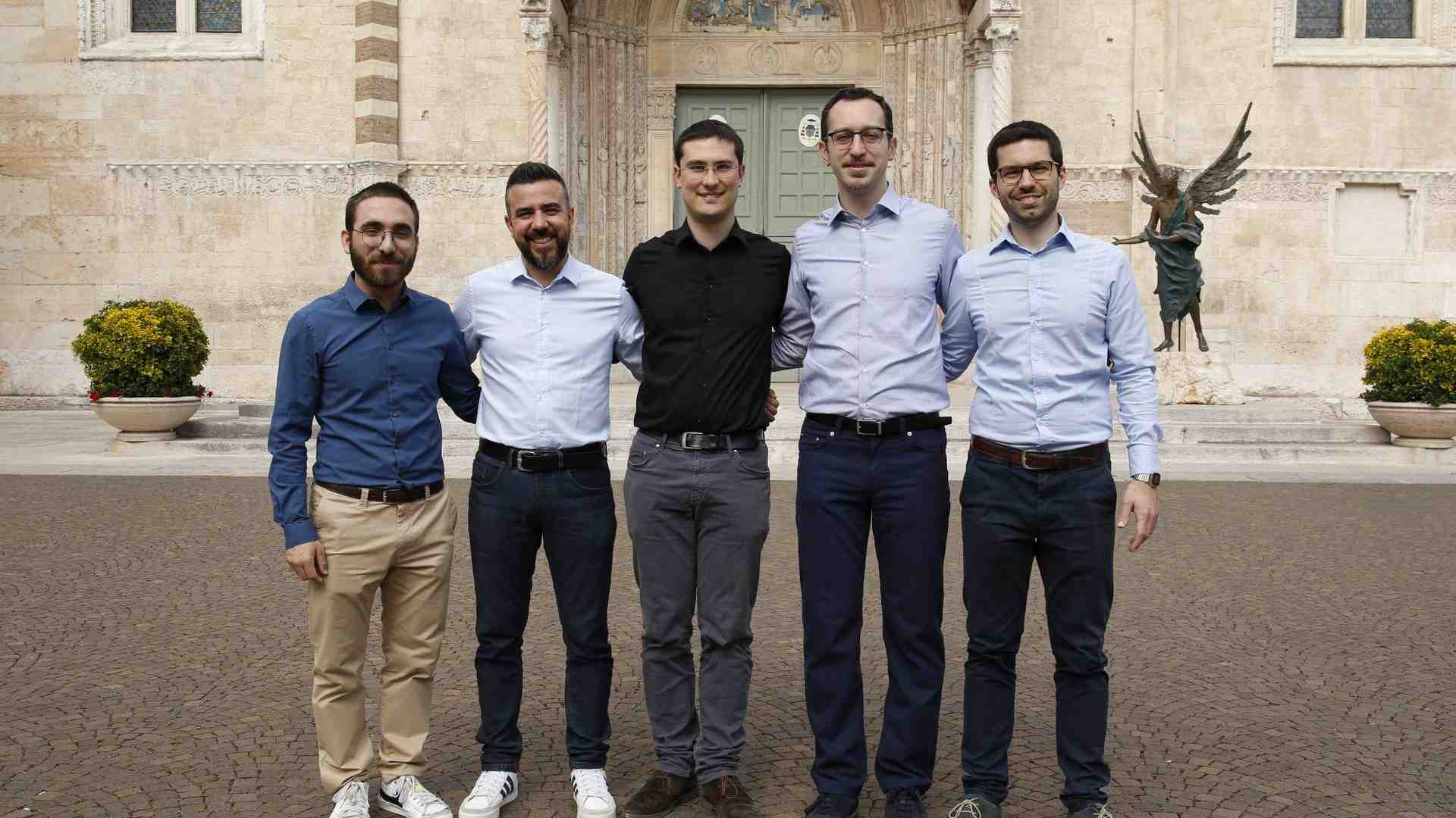 Il rito di ammissione di cinque seminaristi