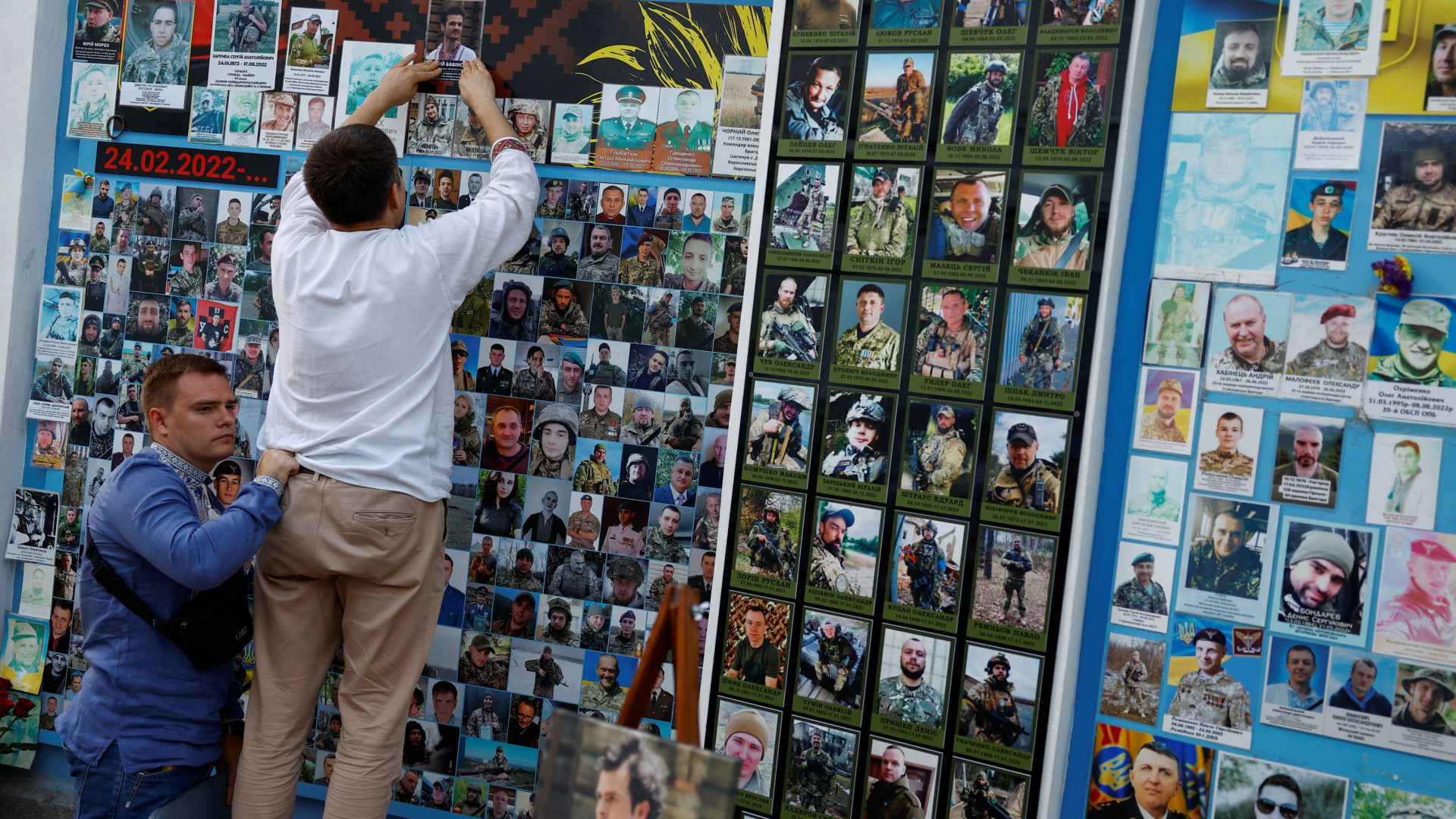 Reuters | Il memoriale delle vittime di guerra a Kiev