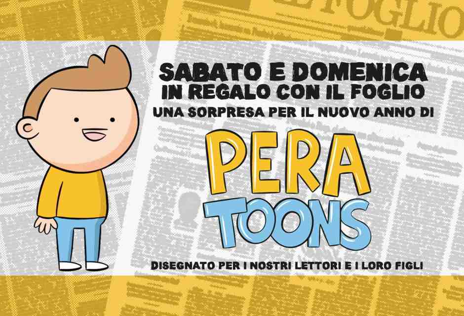 Una sorpresa di Pera Toons in regalo con il Foglio
