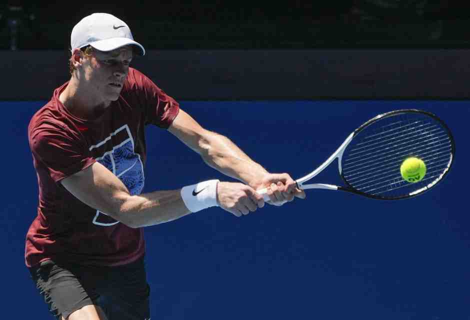 Agli Australian Open Sinner è pronto per vincere uno slam