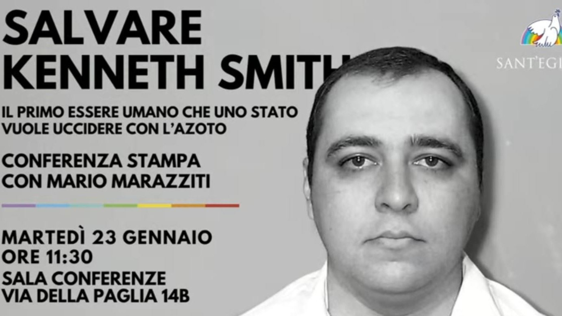 Un uomo sarà soffocato con l’azoto. Sant’Egidio: l’Alabama fermi il boia