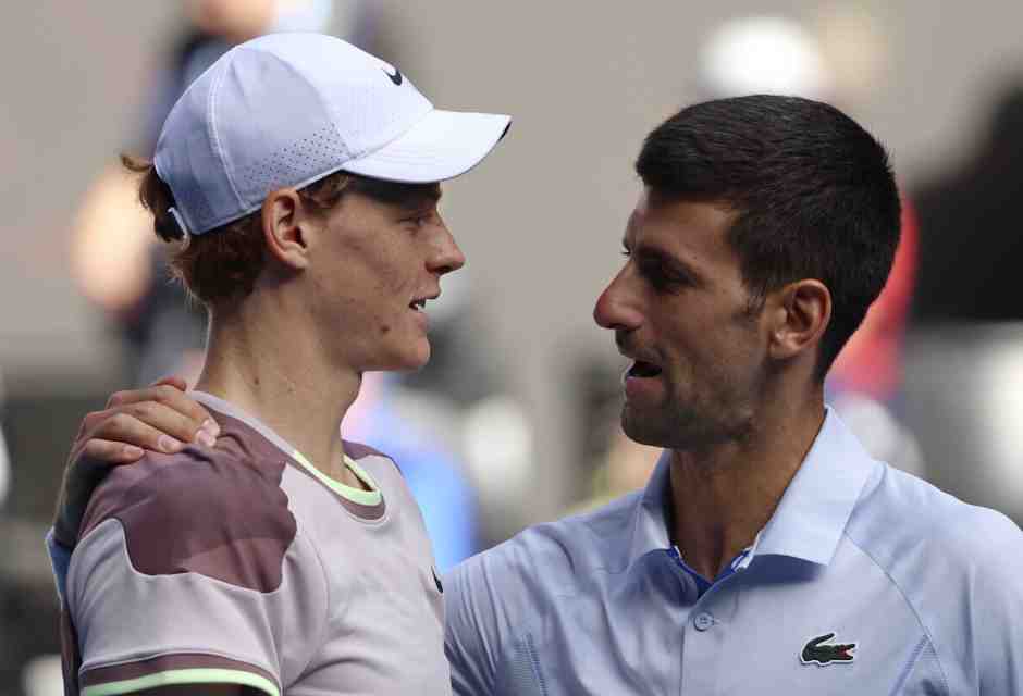 Sinner batte Djokovic e conquista la finale degli Australian Open
