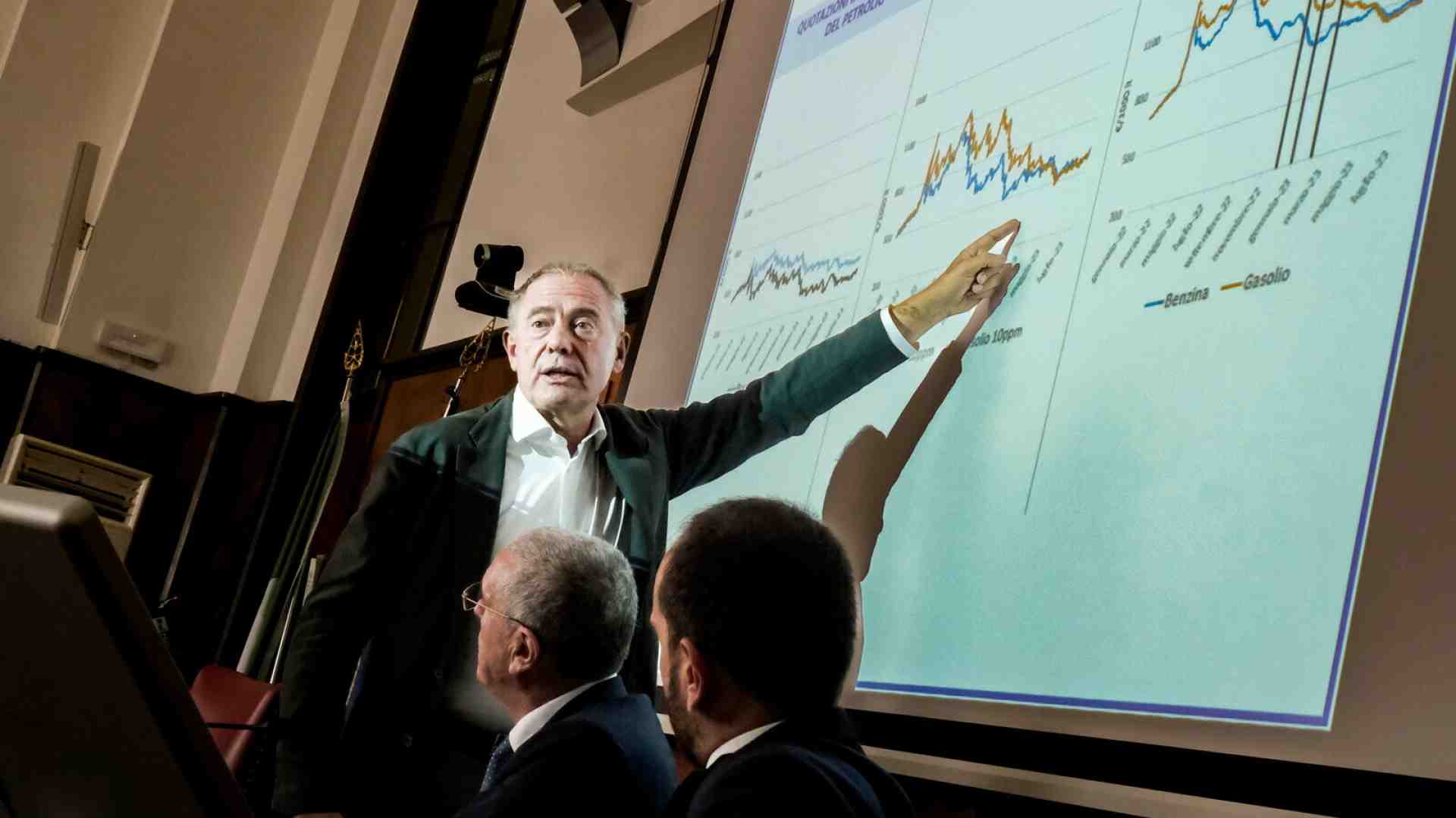 Urso e l'inutilità del tabellone alla pompa contro il "caro carburante"