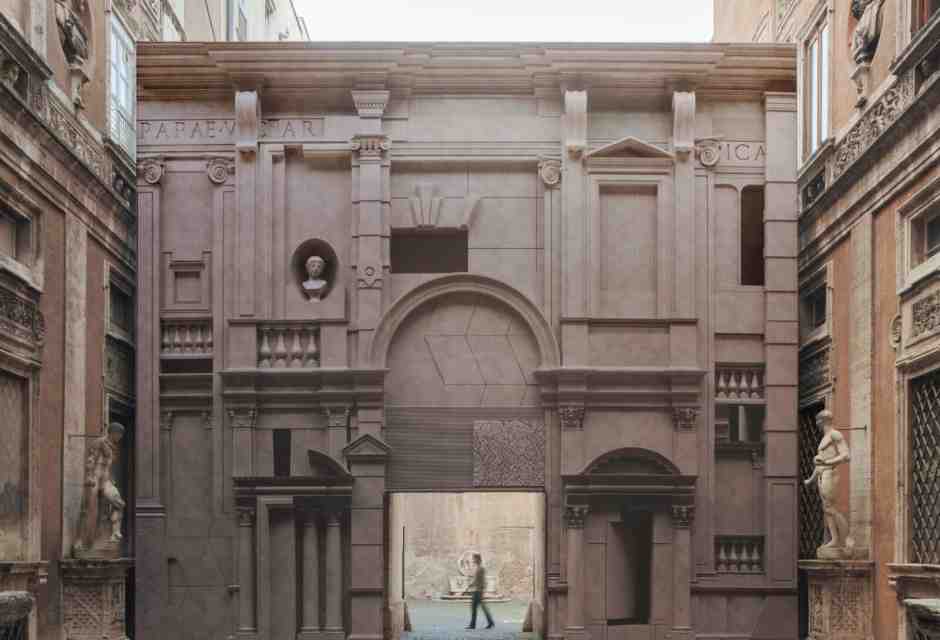 A Roma il ponteggio è diventato cool