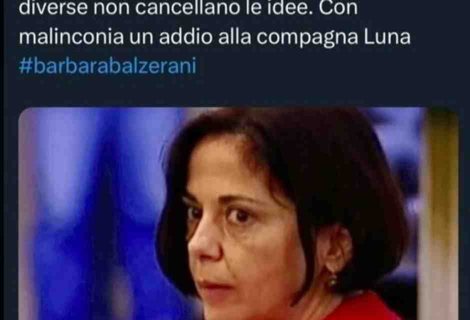 La prof. Di Cesare celebra l'ex brigatista Balzerani e poi rimuove il post: "Stupida per la bufera"