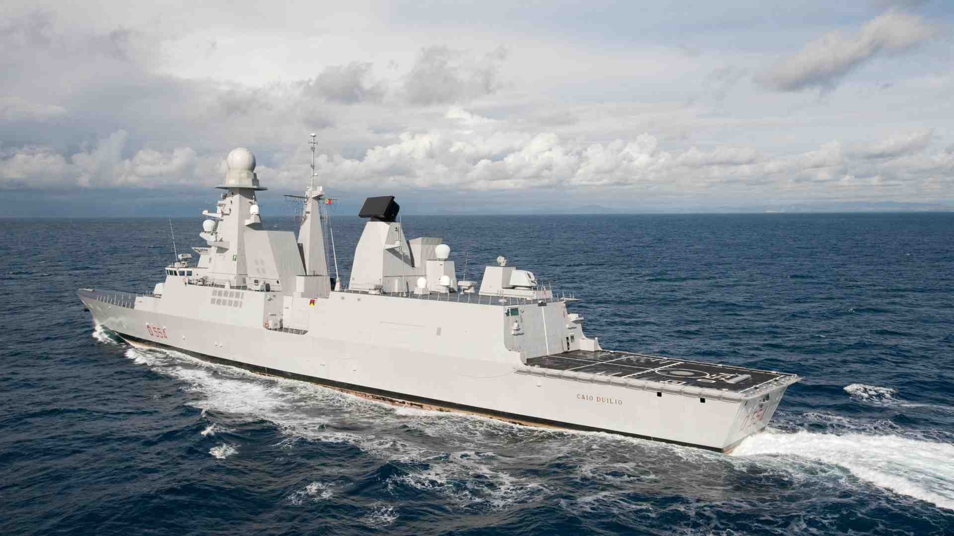 La nave Caio Duilio ha abbattuto due droni houthi nel Mar Rosso