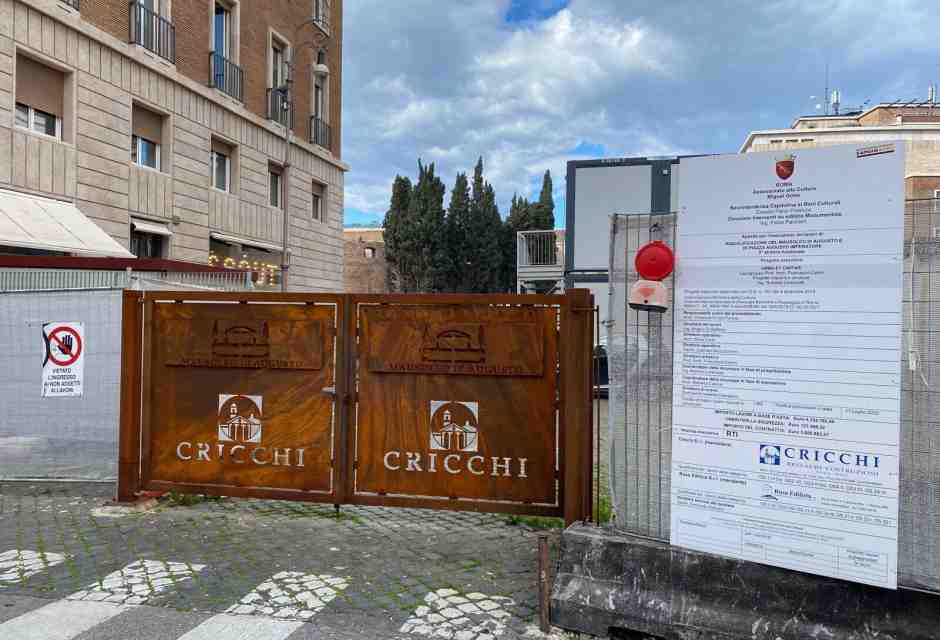 Il misterioso cantiere del mausoleo di Augusto