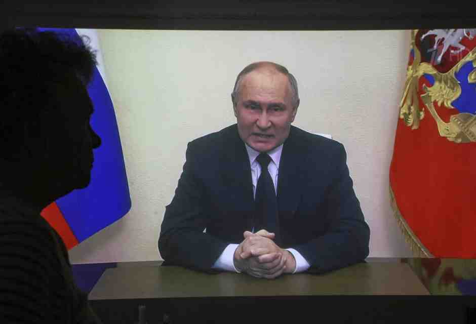 Putin parla alla nazione, dei terroristi gli importa poco, preferisce accusare Kyiv