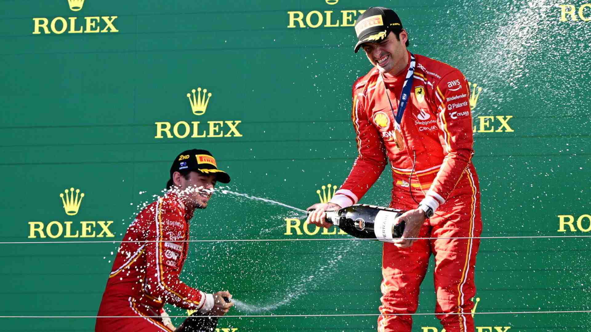 Il Gp d'Australia per le Ferrari è una Pasqua di resurrezione: vince Sainz davanti a Leclerc