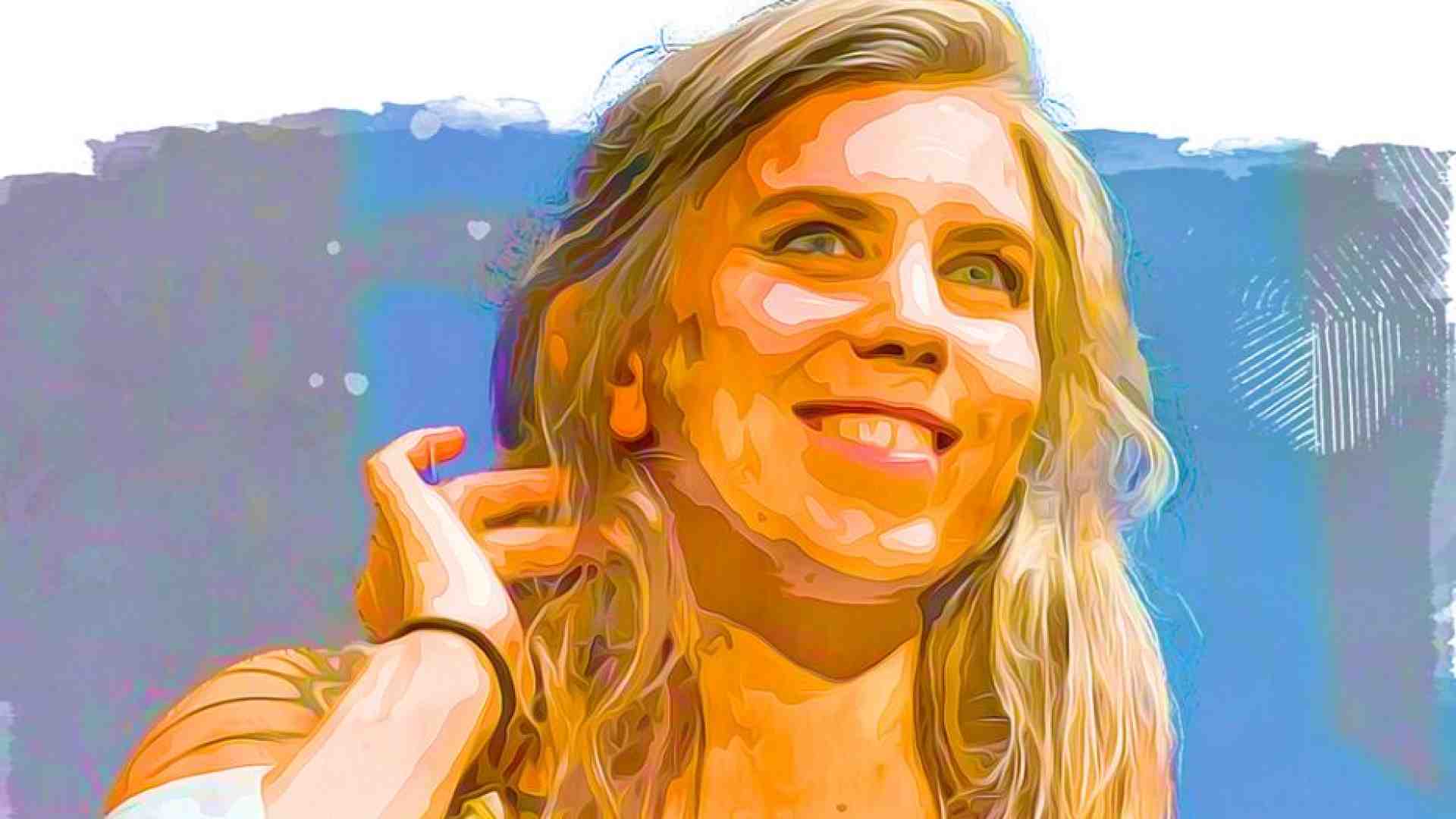 . | Un ritratto della cantante Yael Deckelbaum, che col movimento Women Wage Peace lavora da anni alla pace tra ebrei e palestinesi