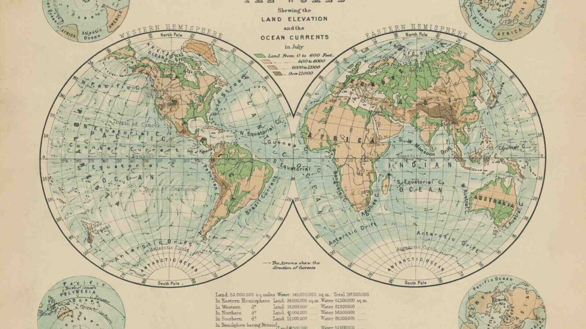 Vecchi mappamondi e nuova geopolitica