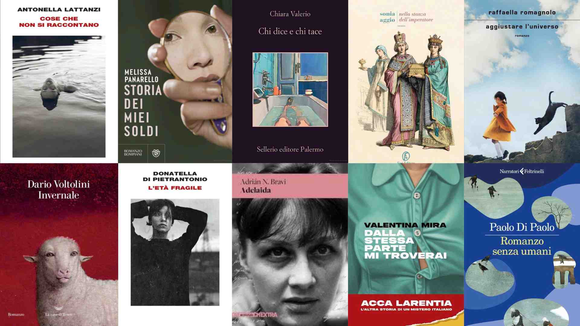 I dodici libri del Premio Strega visti dalla copertina