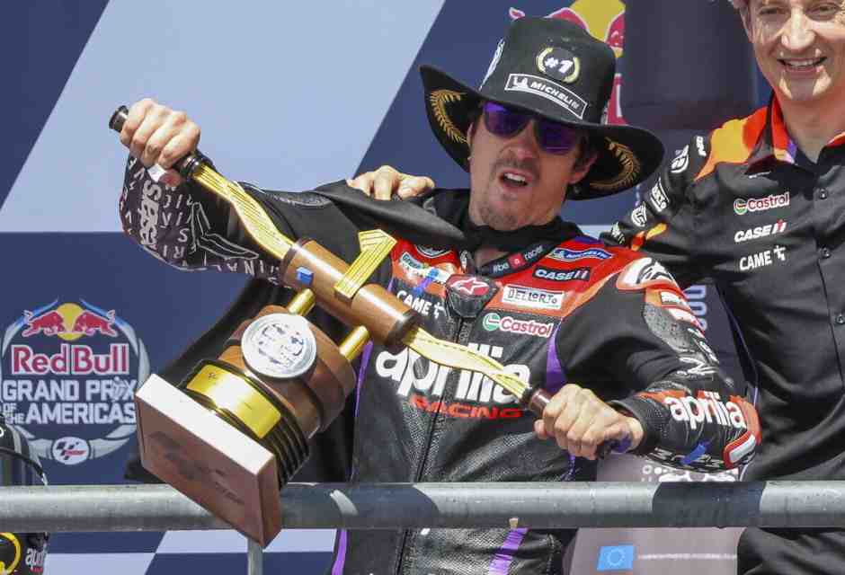 La lezione di Vinales (e dell'Aprilia) ad Austin