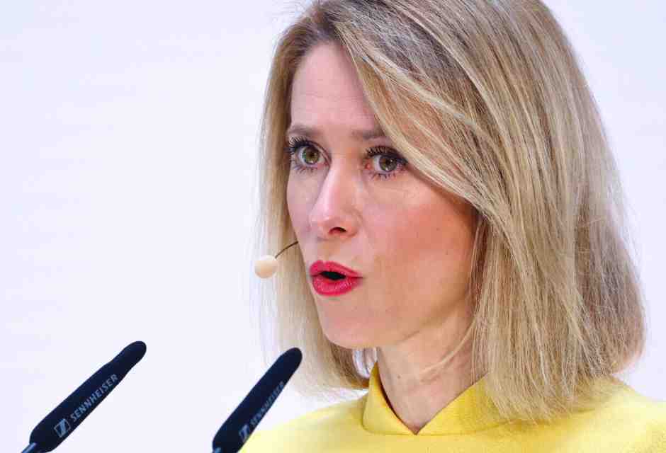 La risposta debole dell'Ue alla Russia incoraggia gli altri aggressori, come Teheran, dice la premier estone