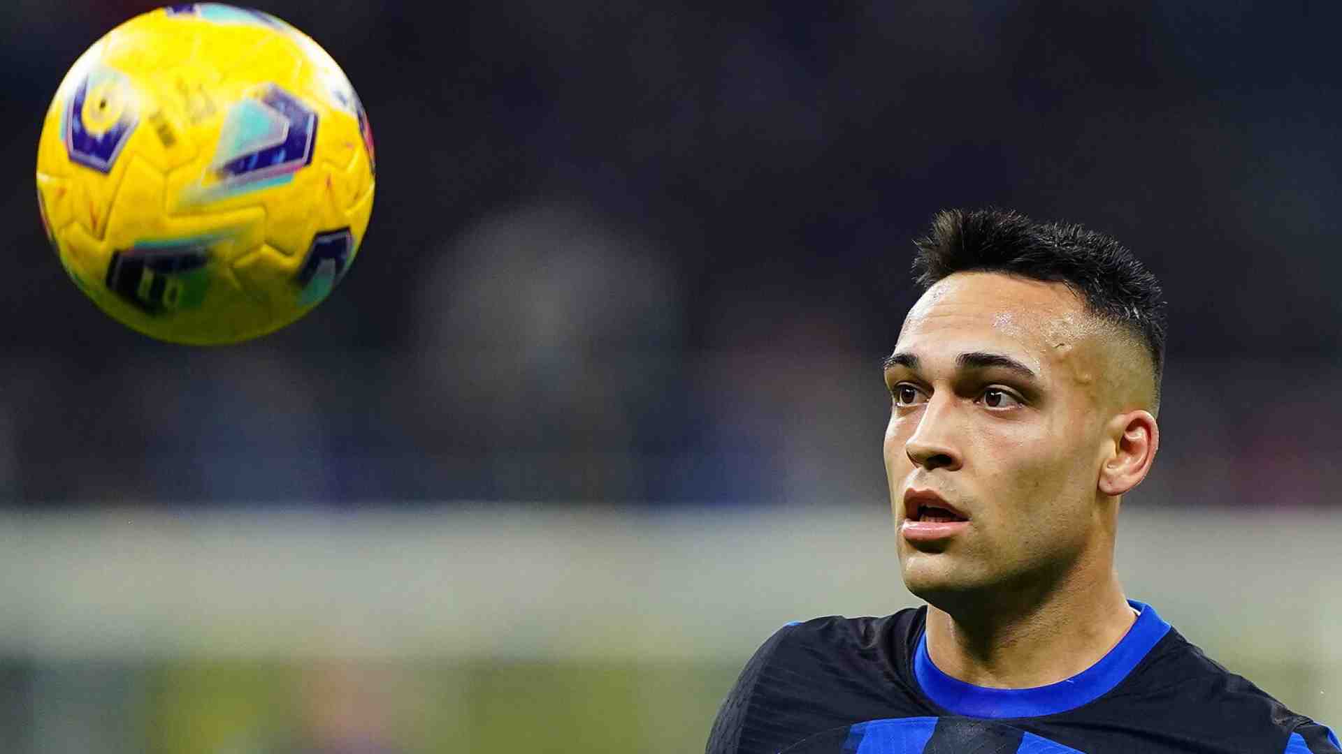 Il marchio di Lautaro Martinez sullo scudetto dell'Inter