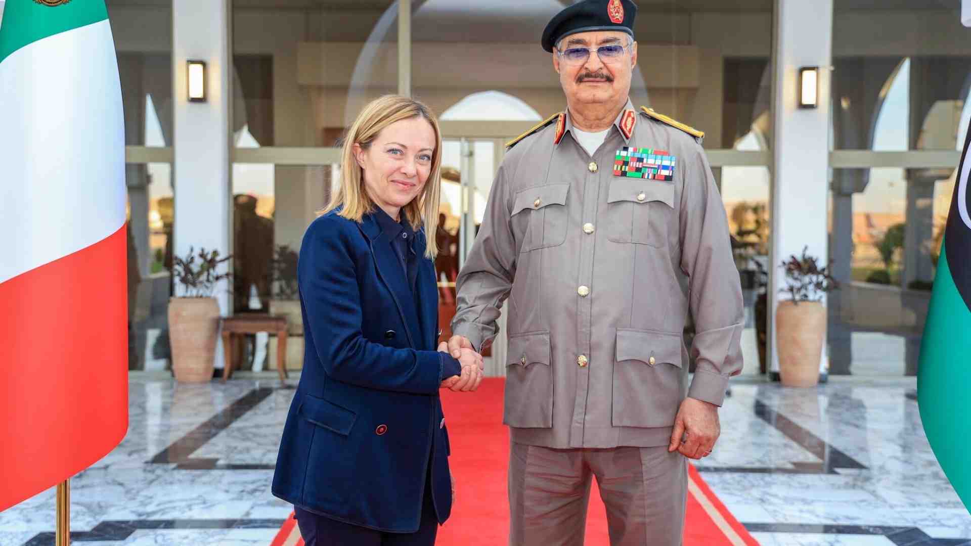 In Libia Meloni parla con tutti, Dabaiba e Haftar. Perché se non lo facciamo noi lo fanno i russi