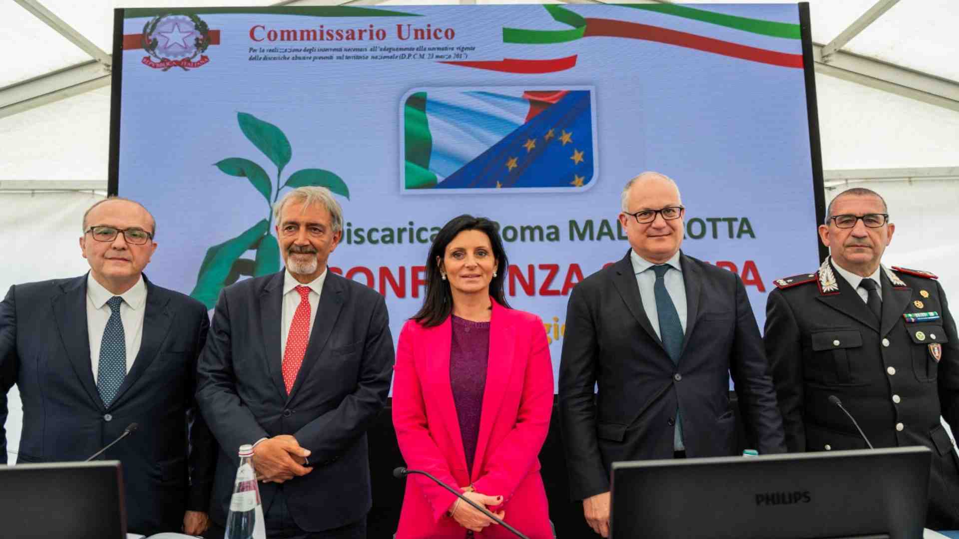 Parte finalmente la bonifica dell'ex discarica di Malagrotta