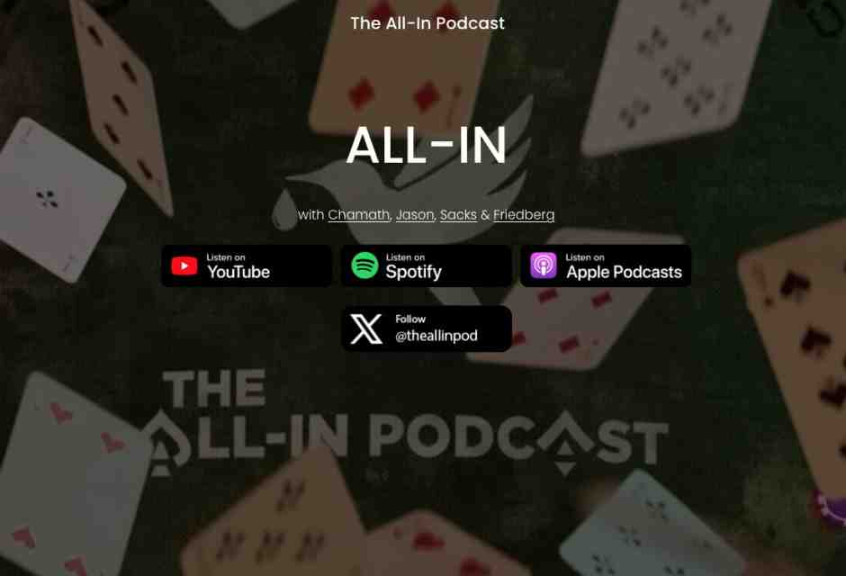 All-In: il podcast anti-woke della Silicon Valley più amato d’America