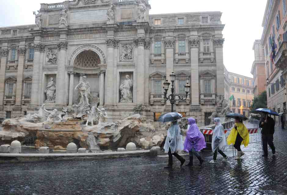 La pioggia sul Pigneto. Un giorno di ordinario maltempo a Roma