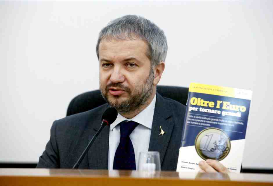 Ritratto di Claudio Borghi, il proto Vannacci