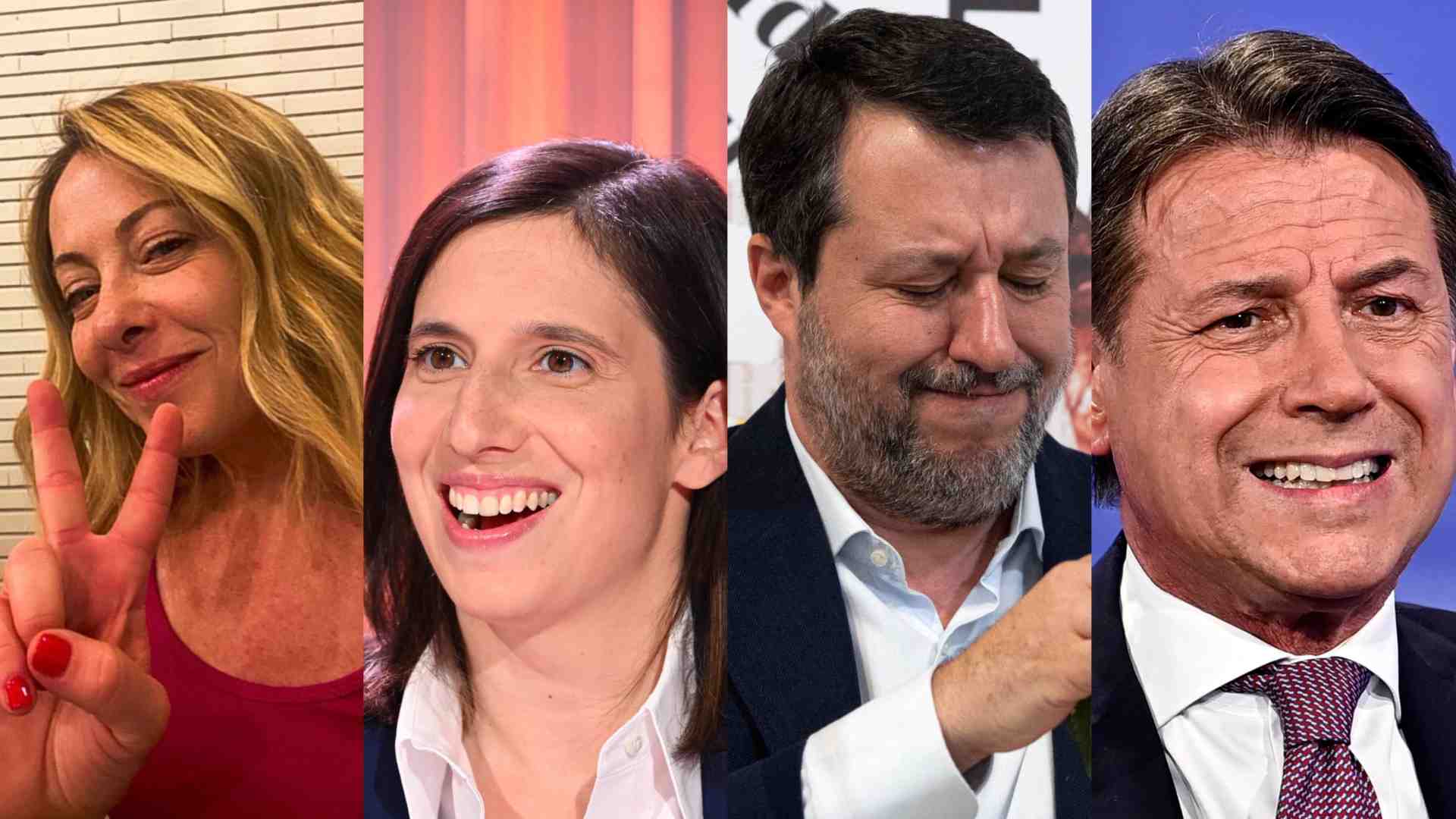 Vincono Meloni e Schlein, male Salvini e Conte: Forza Italia supera la Lega
