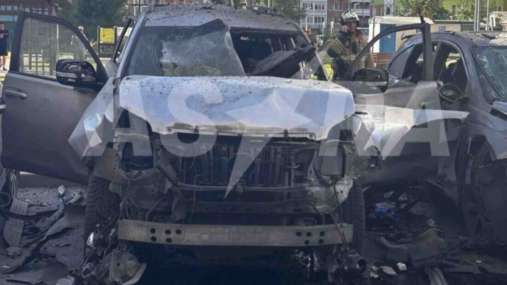È esplosa un'auto in un quartiere nel nord di Mosca