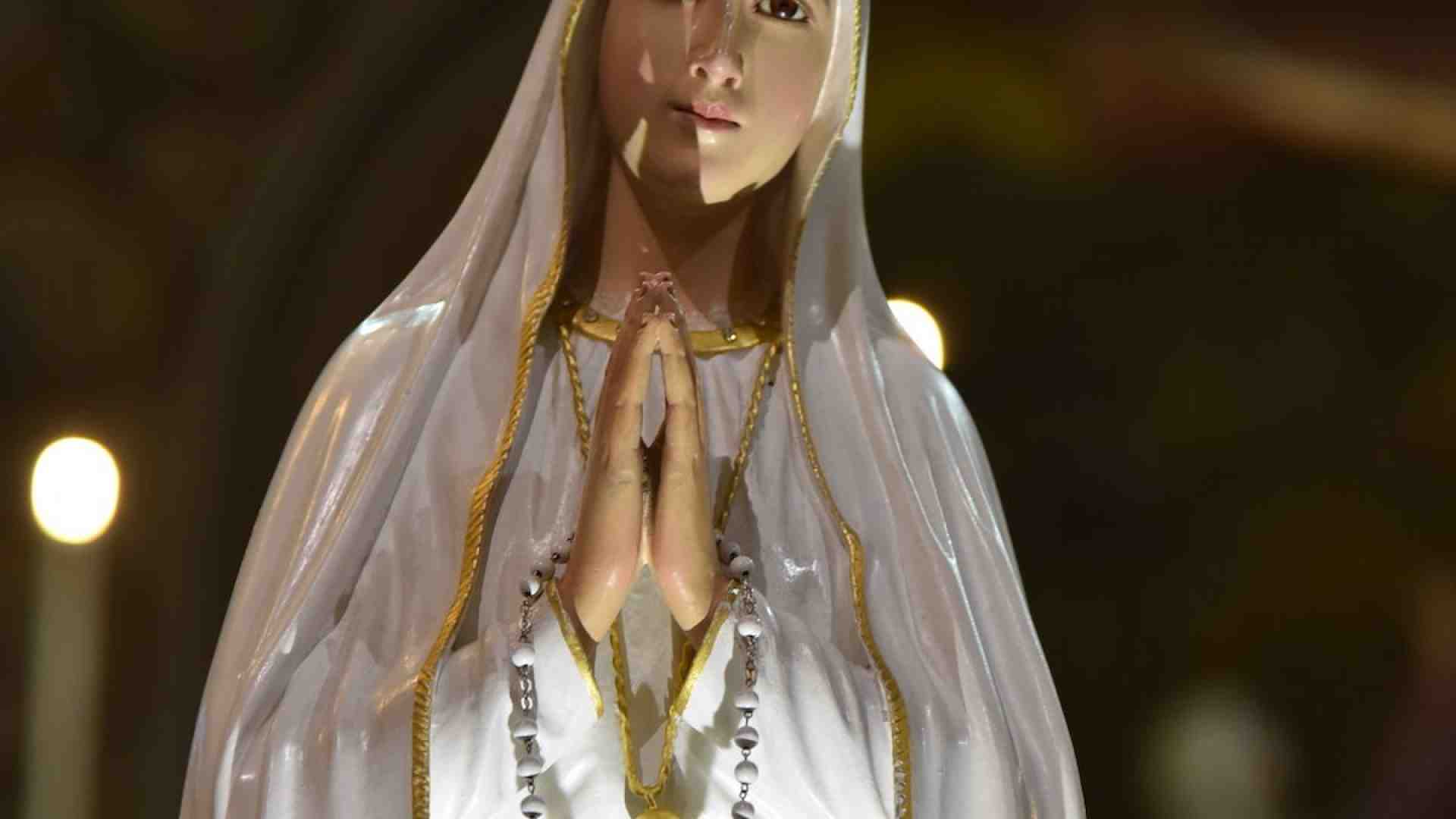 In Lessinia la statua della Madonna di Fatima