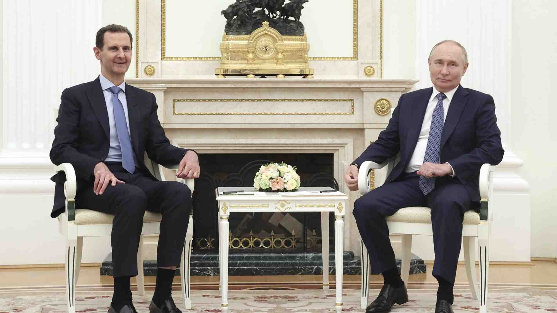Assad a Mosca da Putin si fa dettare le ultime richieste russe