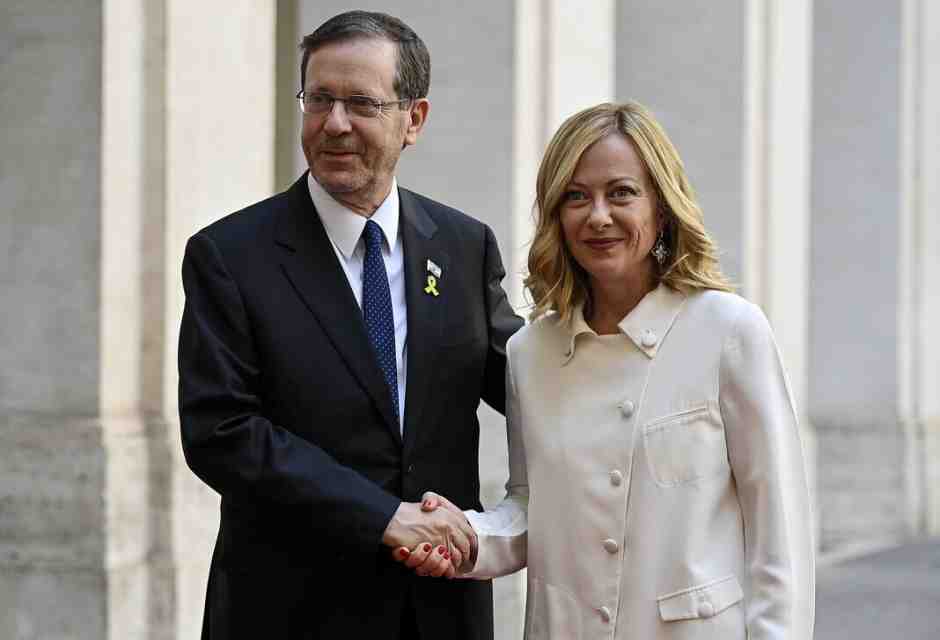 Il presidente di Israele Herzog in visita da Meloni e Mattarella tra proteste pro Pal e una Roma blindata