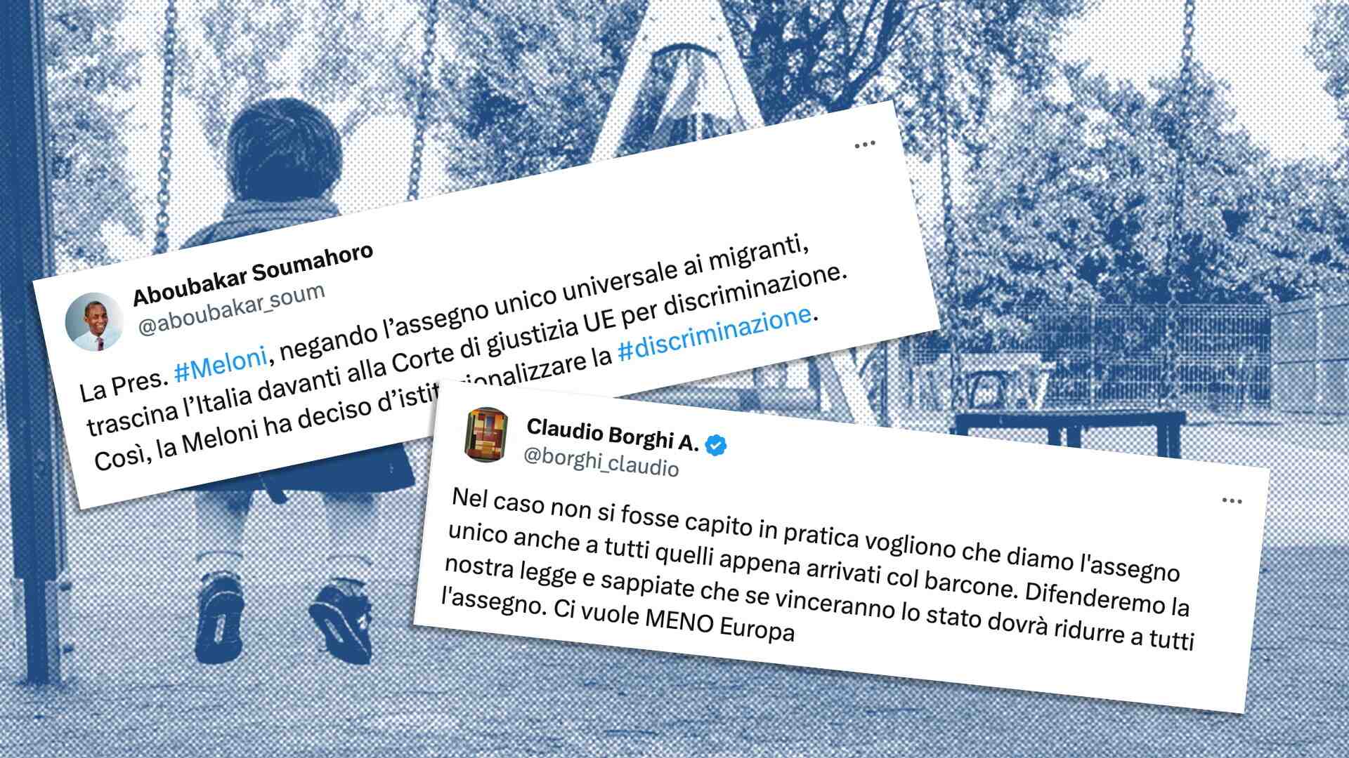 Borghi, Soumahoro e la doppia (falsa) propaganda sull'assegno unico