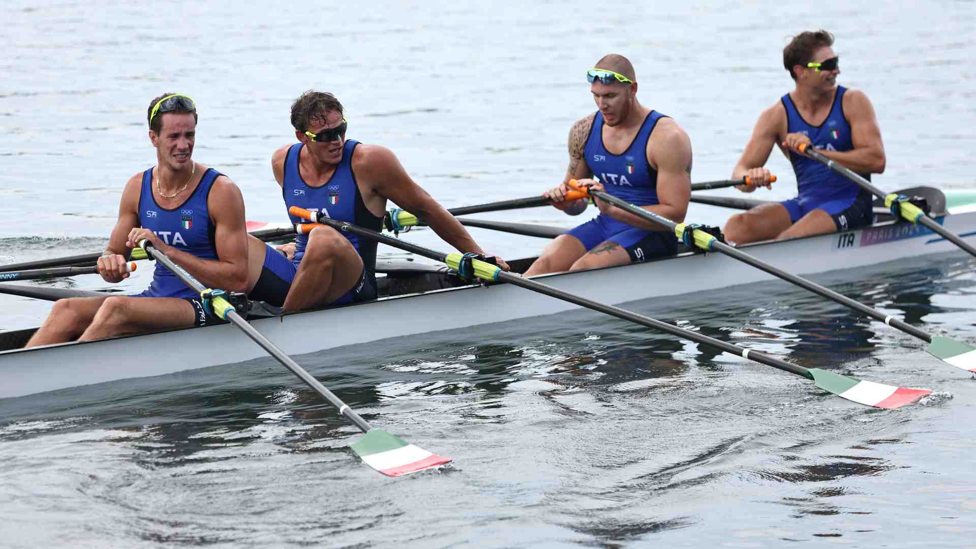 L'Italia del quattro di coppia ha conquistato la medaglia d'argento