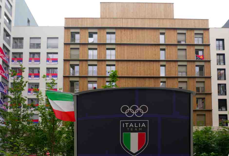 A Casa Italia, l'esuberanza del nostro design accoglie atleti e pubblico