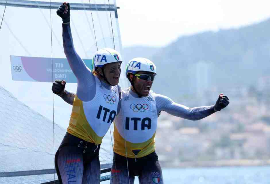 Tita e Banti, la coppia d'oro della vela azzurra entra nella leggenda olimpica